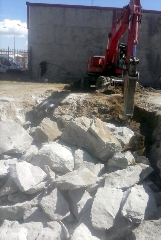 martillos hidraulicos de piedras y rocas